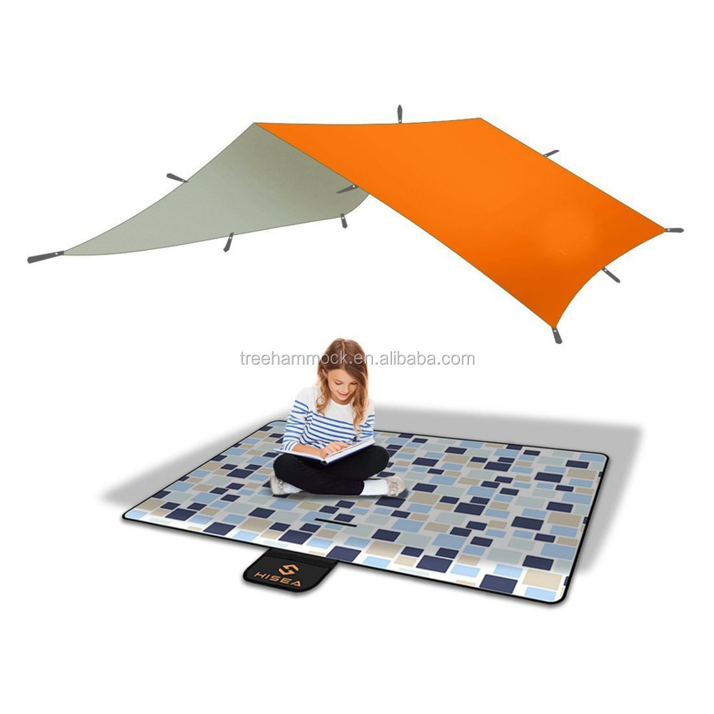 High-quality waterproof 3-4 person Sun Shelters Rain Fly hammock camping party picnic tarp cover