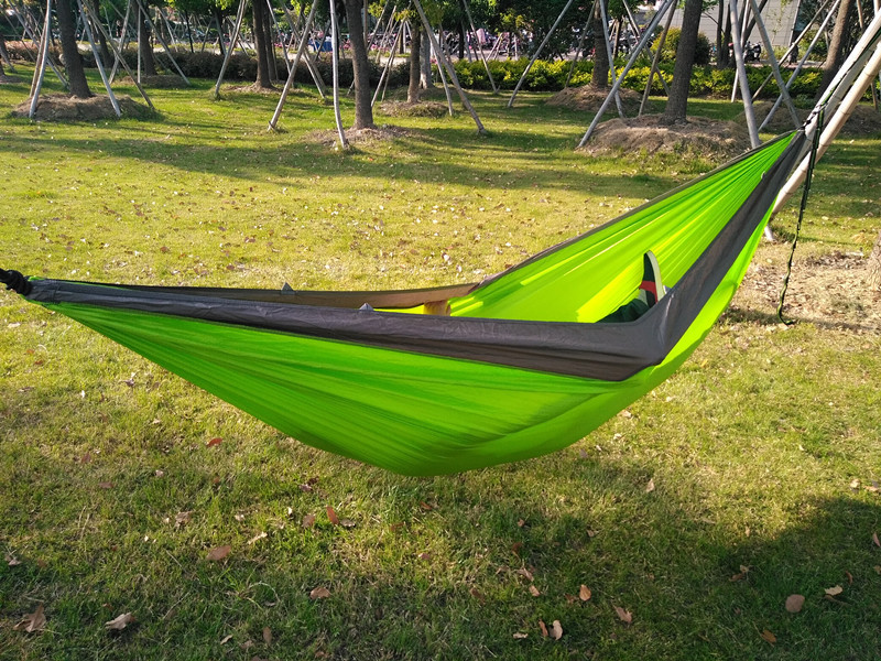 New Product Heavy Duty hammock tent camping winter camping outdoor nylon hammock With Logo