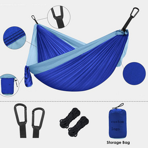 Outdoor Portable Hammock Durable Ripstop Nylon Fabric Camping kids baby Hanging Hammock Swing Hammock for Backpack Travel