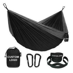 Custom travel Hammock Waterproof foldable Outdoor Furniture Nylon Outfitters Portable Camping Hammock