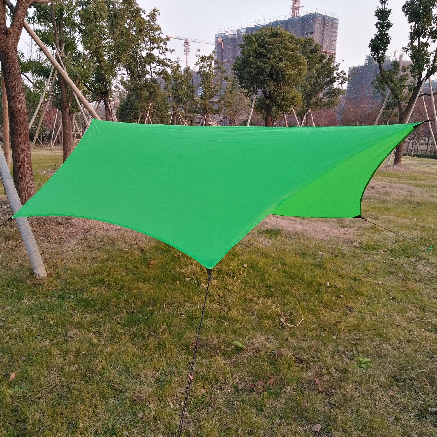 rainfly Shelter Sunshade UV-resistant Backpacking Wind Lightweight Waterproof hammock canopy Tent Camping