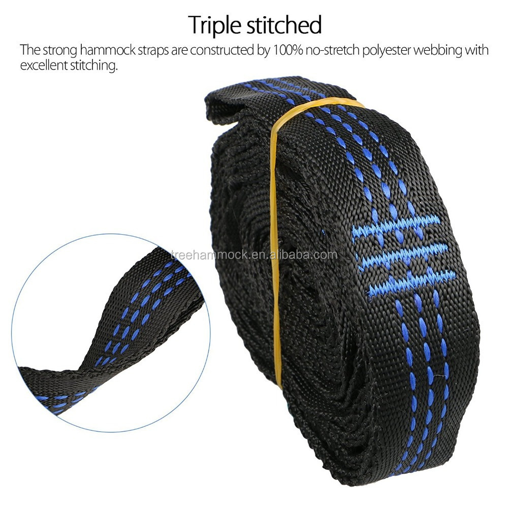 Hammock Tree Straps Adjustable, Quick Easy Setup Suspension System heavy duty hammock straps