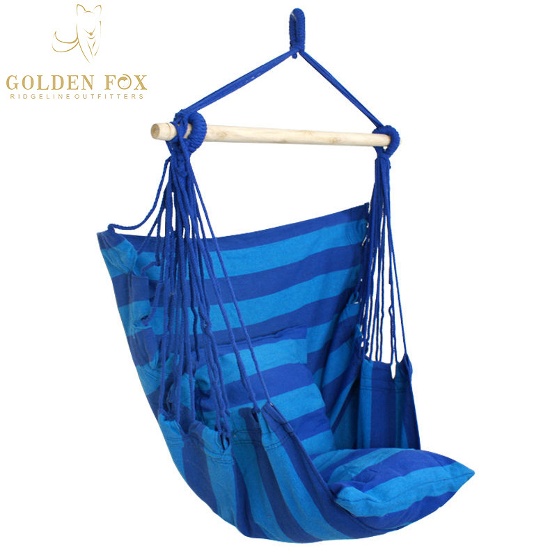 Golden Fox Outdoor furniture Porch Hanging Hammock swing chair, outdoor patio hammock chair