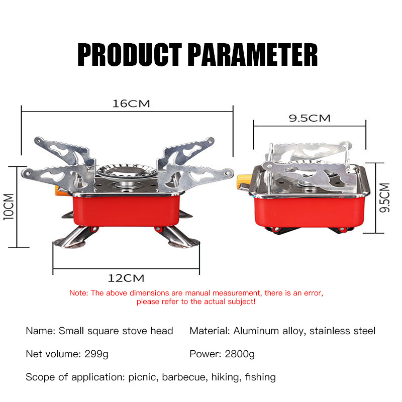 Stainless Steel Outdoor Hiking Portable Gas Stove Mini Lotus Shaped Windproof Mini Gas Stove High Power Gas Stove For Camping