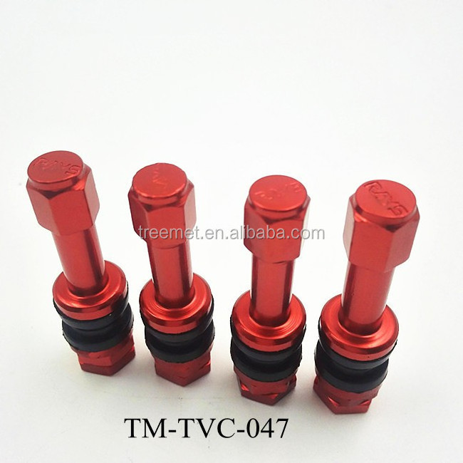 4 x TR43E Metal Tubeless Car Tyre Valve / Schrader Valve / Alloy Wheels