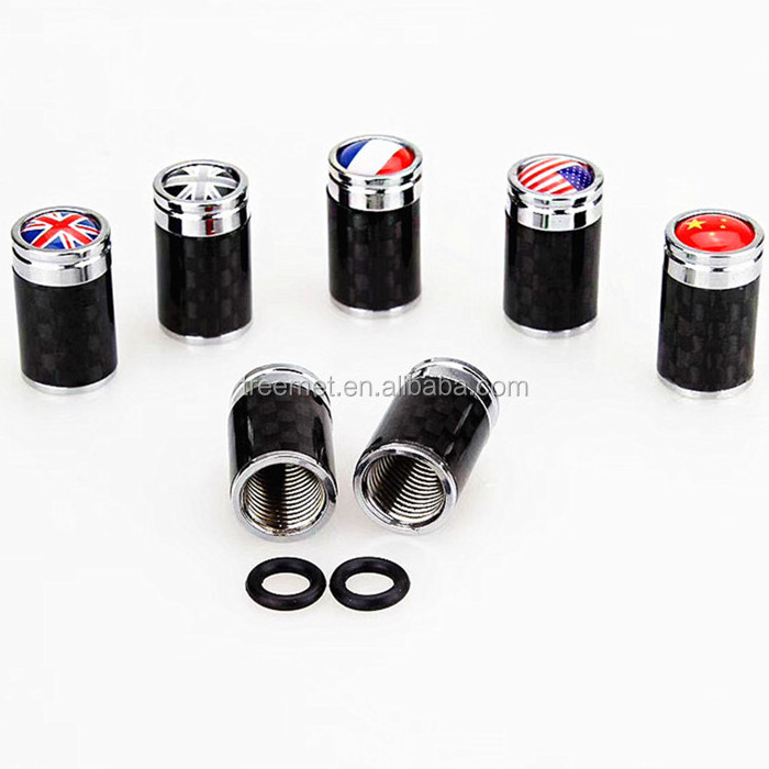 Custom Tire Valve Caps For Cars Bicycles Plastic Car Logo Tyre Valve Stem Cap