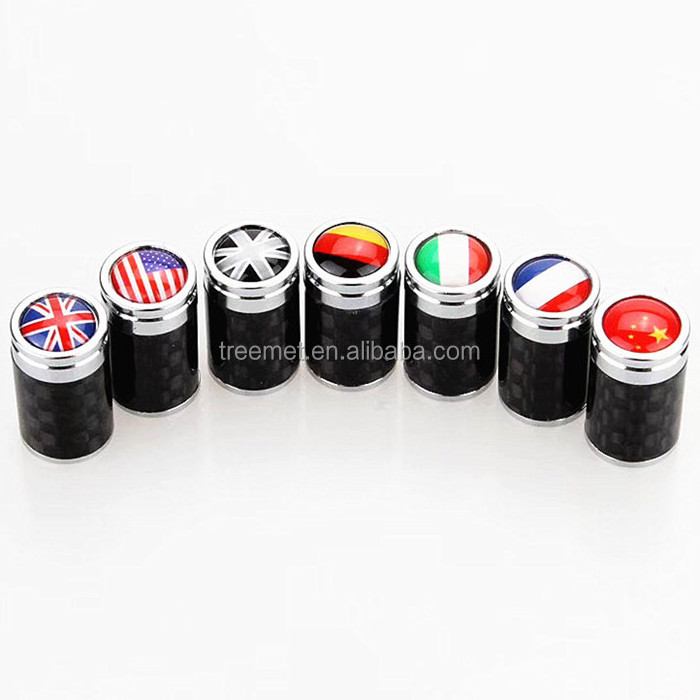 Custom Tire Valve Caps For Cars Bicycles Plastic Car Logo Tyre Valve Stem Cap