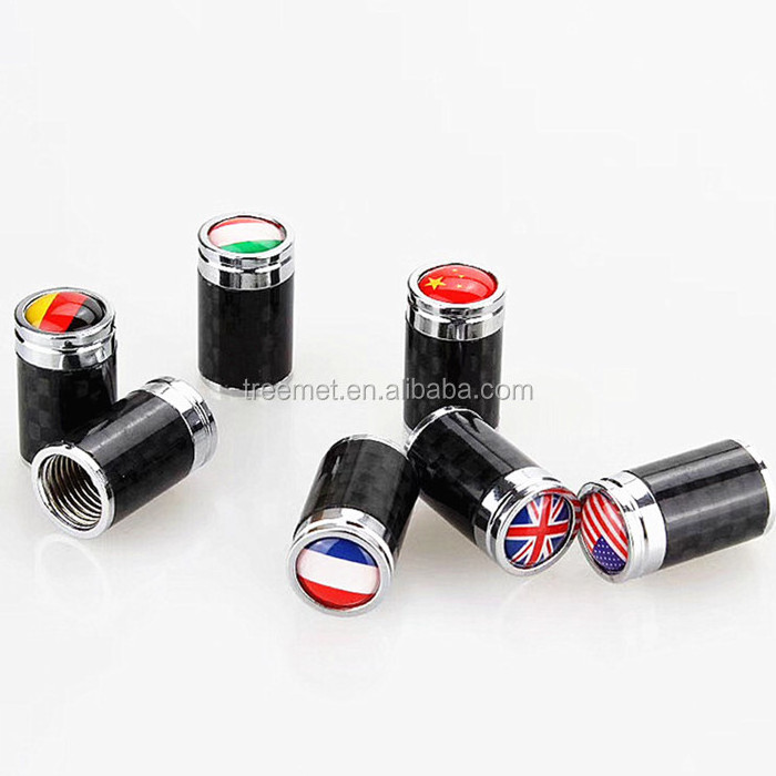 Custom Tire Valve Caps For Cars Bicycles Plastic Car Logo Tyre Valve Stem Cap