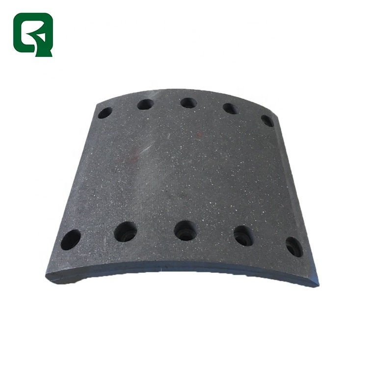 Top quality competitive brake lining friction material without asbestos 19094 for BPW,DAF