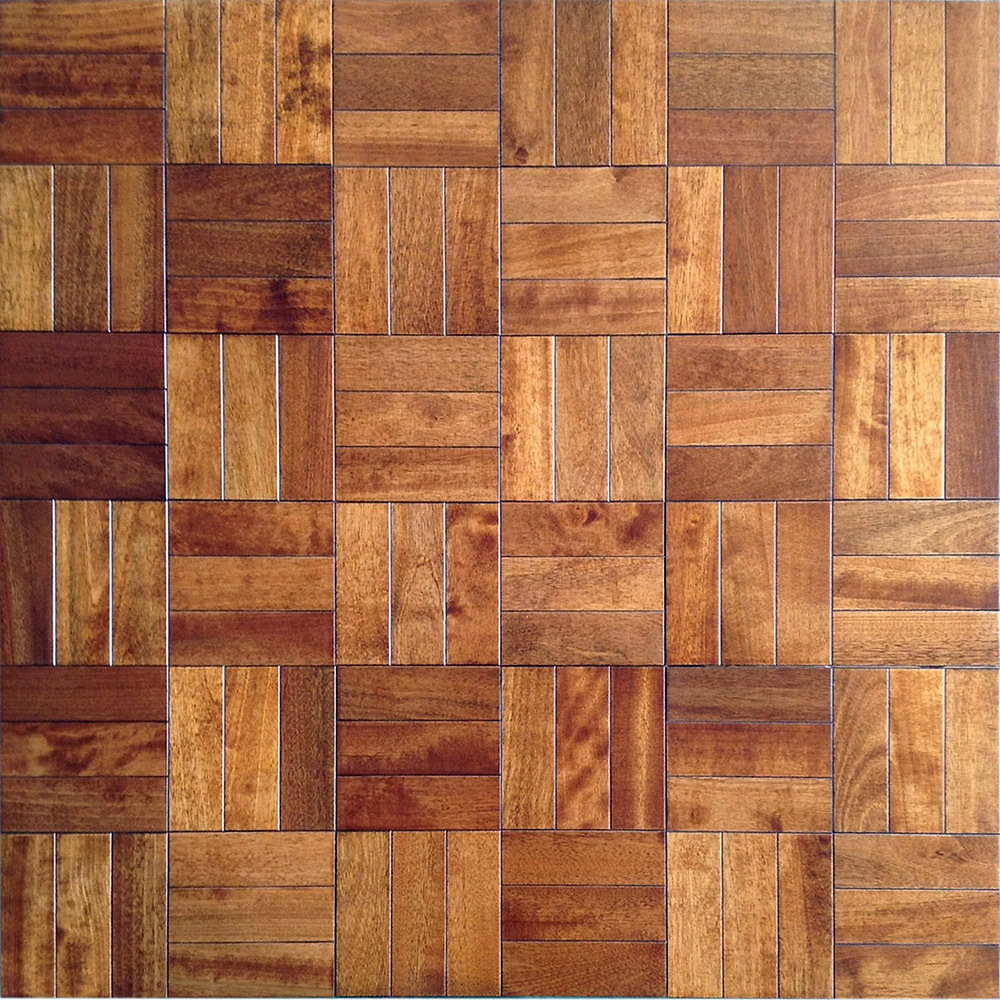 Burma Teak Wood Geometry Design Wood Flooring Patterned Design Wood Flooring Mosaic Parquet Flooring