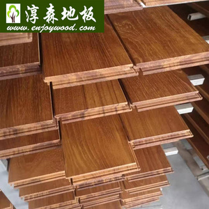 Solid Real Burma Teak Hardwood Flooring Golden Color Genuine Hardwood Solid Wood Flooring Indonesia Teak Wood Flooring