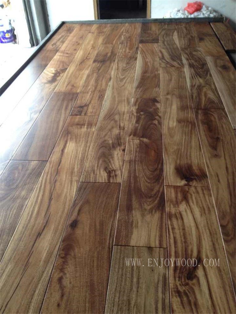 Solid Short Small Leaf Acacia Hard Wood Flooring Solid Big Long Leaf Acacia Wood Flooring