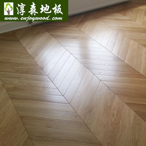 Solid European Oak Wood Chevron Wood Flooring Hungarian Point Parquet Flooring