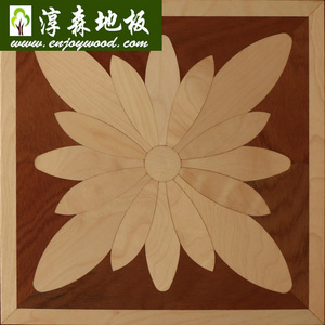 Art Parquet Wood Flooring Flower Design Wood Flooring Mosaic Parquet Flooring