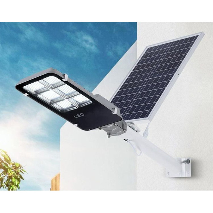 LED smart street light with remote control waterproof outdoor solar powered street light lamp waterproof