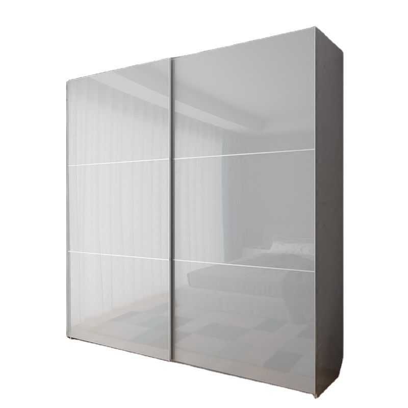 Supplier wholesale High Gloss White Color Modern Bedroom Style Sliding Door Wardrobe For Bedroom