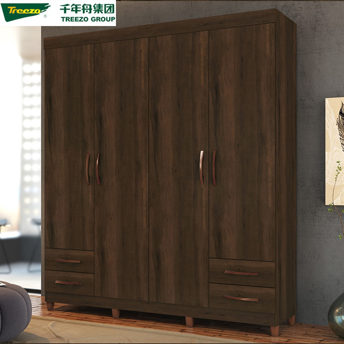 New Products Modern Design Bedroom Furniture Swing Open Style Cloth Cupboards Living Room Wooden Wardrobe Door Room Handle