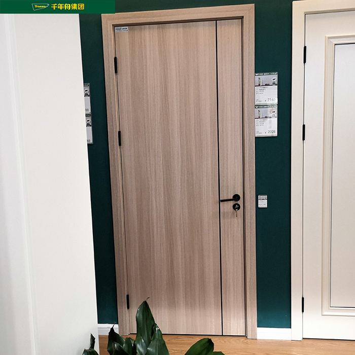 New Products China Factory Price Soundproof Indoor Interior Bedroom Waterproof Veneer Panel Wood Door Design for Living Room