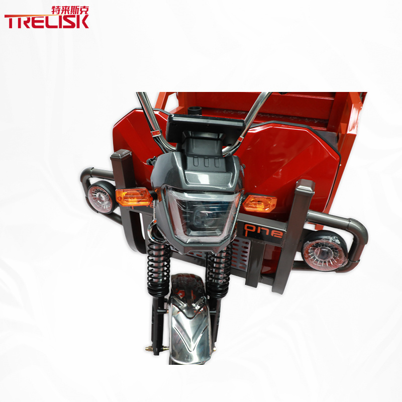 High Power Electric Tricycle with Rigid Frame - Anti-Collision and Shock Absorption for Heavy Duty Cargo 1.6 meters