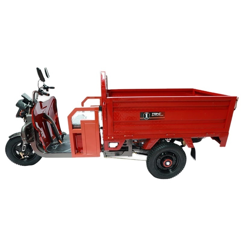 High Power Electric Tricycle with Rigid Frame - Anti-Collision and Shock Absorption for Heavy Duty Cargo 1.6 meters