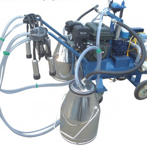 double gasoline and electric portable milking machine