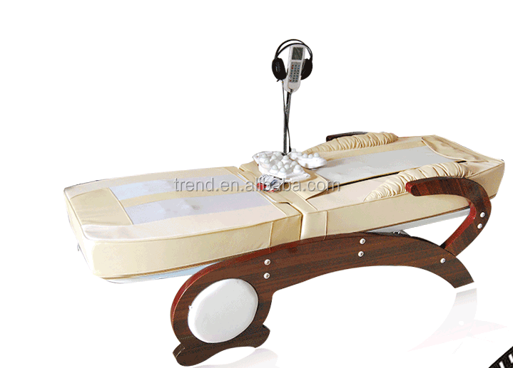 automatic electric jade roller thermal therapy massage bed