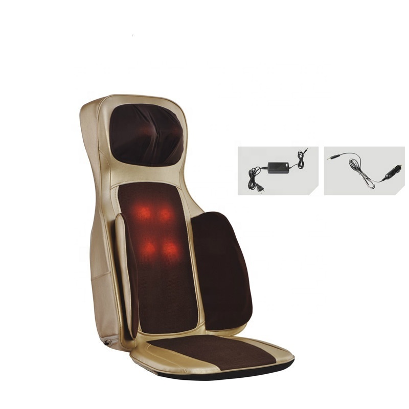 whole body kneading vibration heating car massage cushion