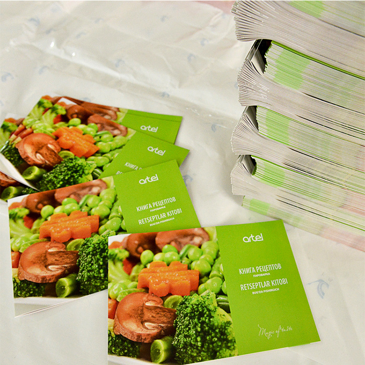 Customized Printed Flyer Trifold Brochure Instruction Manual Advertising Leaflet Takeout Menu Poster Printing