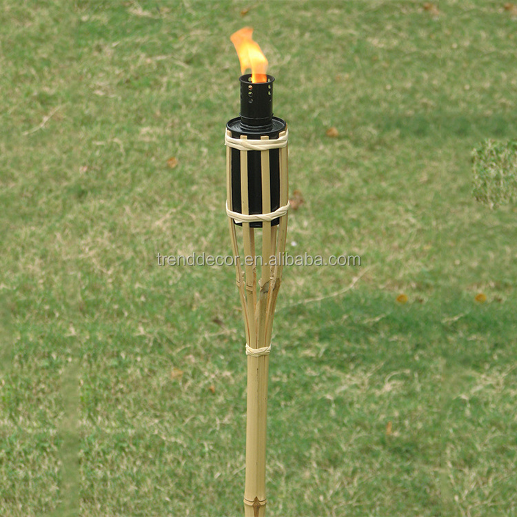 China Supplies Lighting Camp Outdoor Tiki Torch Wholesale,Bamboo Torch