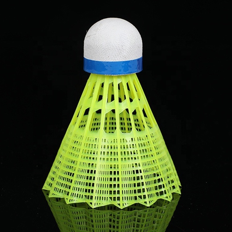 Durable High Speed Plastic Feather Badminton Nylon Shuttlecock for Indoor Outdoor Training