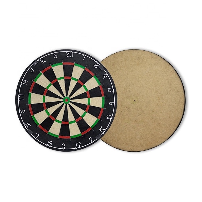 Staple Free Steel Blade Wire Spider Compressed Kenyan Sisal Bristle Dartboard For Tournament and Advanced Players