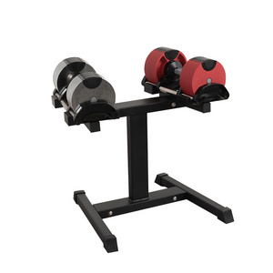 Heavy Duty Weight Rack Double Legged Stand for Adjustable Dumbbell