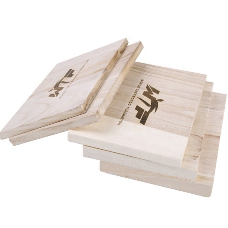 Wholesale Custom Lightweight Breaking Taekwondo Wood Board for Sale