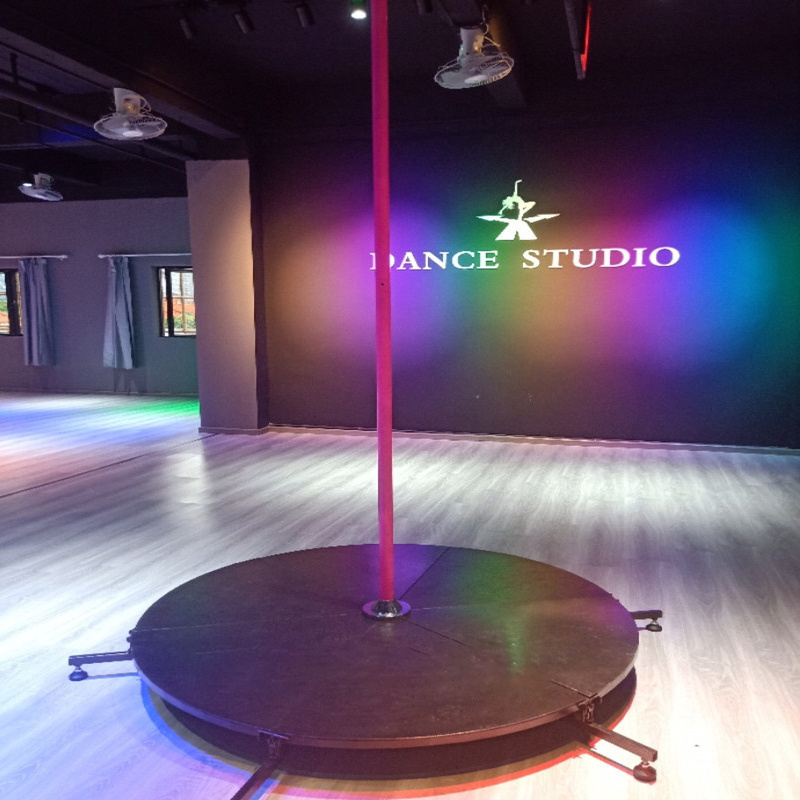 Freestanding Portable Dance Pole and Stage