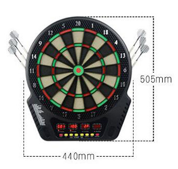 Automatic Scoring Two Power Supply Multiple Play Style Safe Soft Tips 4 LED Display Electronic Dartboard