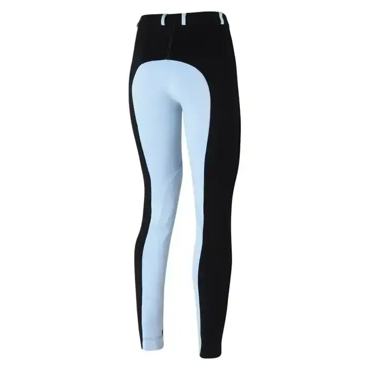 2023 Arrival Low MOQ Horse Full Seat Silicone Breeches Black Color Horse Riding Leggings Equestrian Clothing