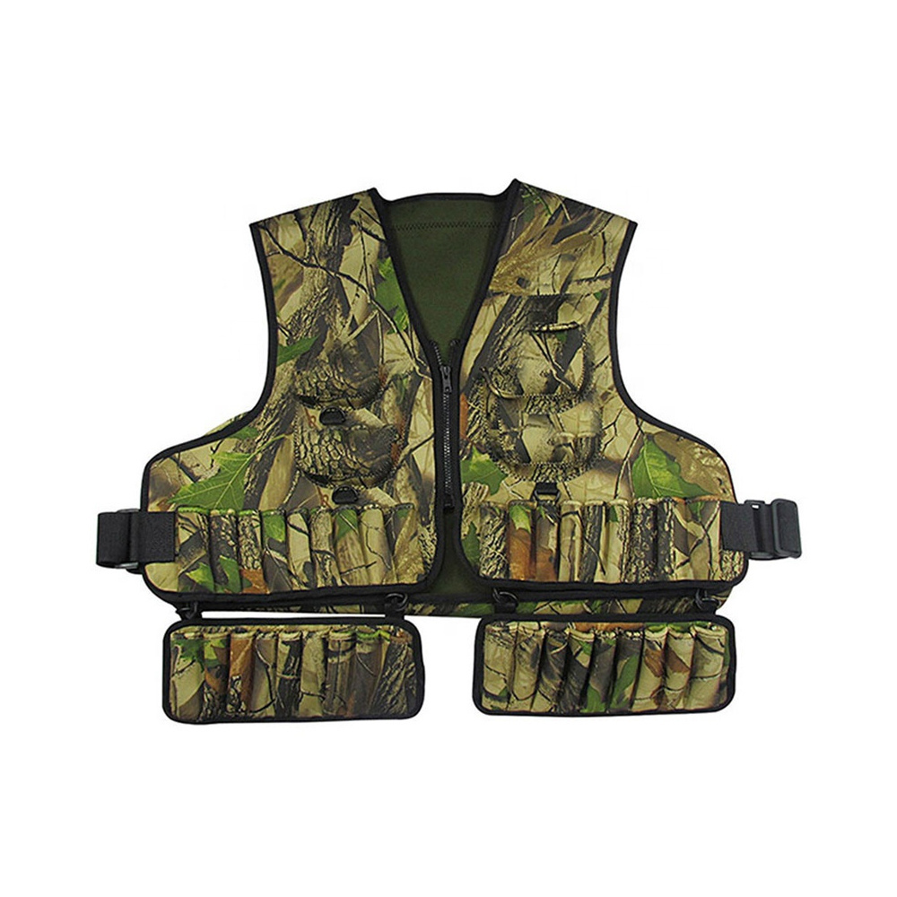 Upland Hunting Vest Blaze Orange and Tan Blinds & Camouflage Material Briar Proof Game TI-MHV-006 Custom PK