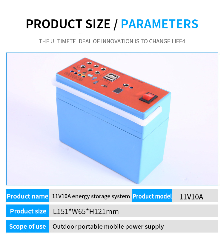 For Live Home Outdoor 110Wh Portable Solar Power Station Energy Storage Power Supply Lithium Ion Battery with Bubbles Generator