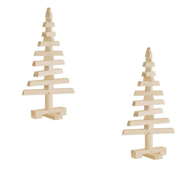 Wholesale Bulk Price  Table Top  Rustic Wood Christmas Tree Wooden Christmas Tree Craft Buy From Indian Supplier