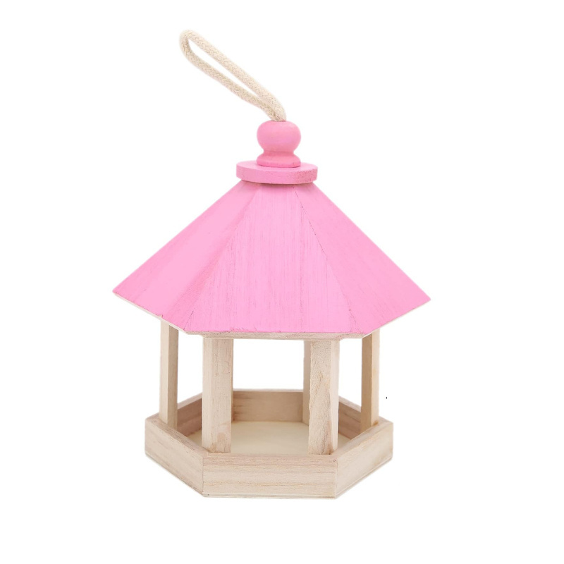 Custom Made Wooden Bird House Stations 100% Natural Acacia Wooden Bird Feeding Station Buy at Reasonable Price