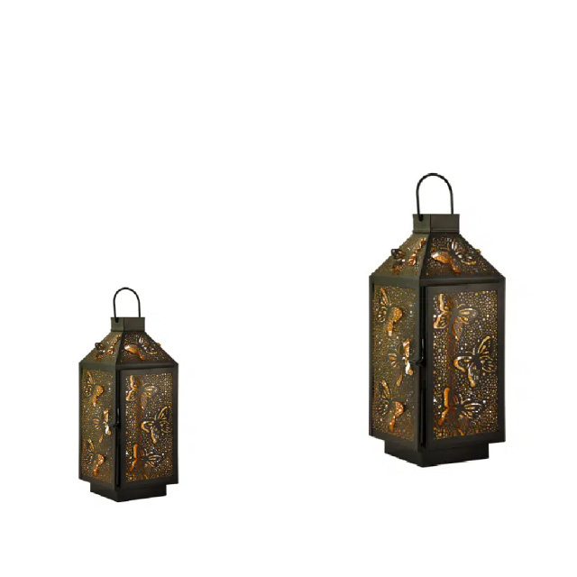 Custom Made Ambient Lighting Hanging  Lantern Centerpiece For Garden Decor Metal Made Lantern Export By India