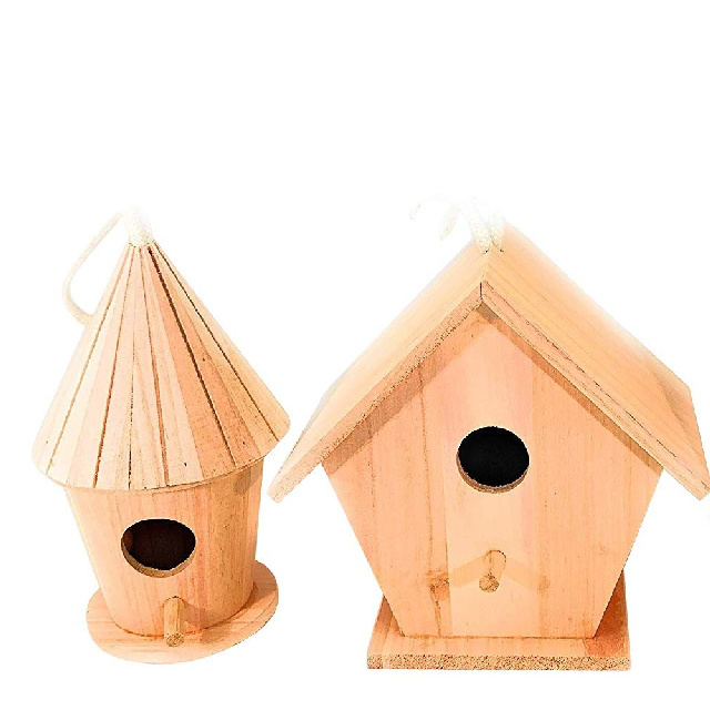 Genuine Garde Wooden Crafted Bird House with Customized Designed Available Trendy Style For Sale By Exporter