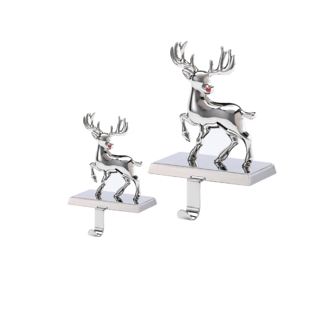 OEM Customized Metal Christmas Stalking Holder Best Selling 2023 Floor Standing Stalking Display Stand Holder