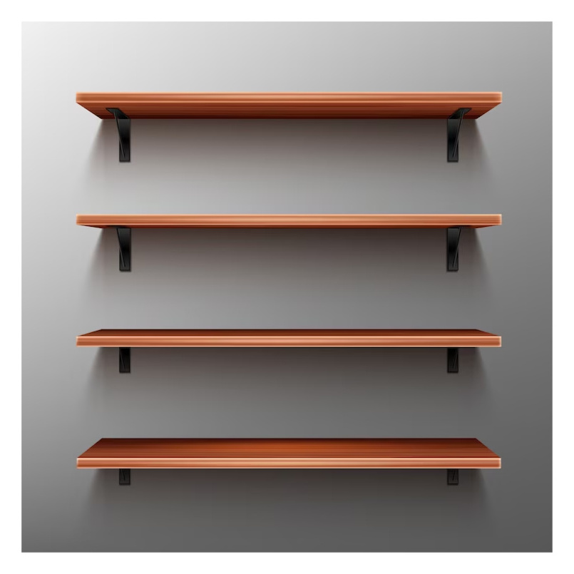 Bulk Wholesale Price Wooden Wall Hanging Hooks & Shelve Rack Organizer Living Room Furniture Manufacturer From India