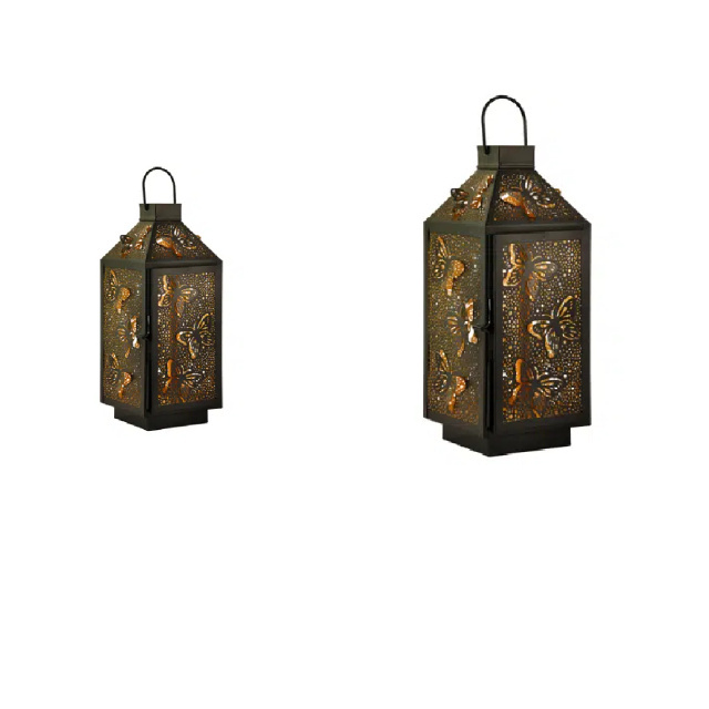 Custom Made Ambient Lighting Hanging  Lantern Centerpiece For Garden Decor Metal Made Lantern Export By India