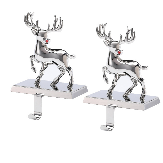 OEM Customized Metal Christmas Stalking Holder Best Selling 2023 Floor Standing Stalking Display Stand Holder