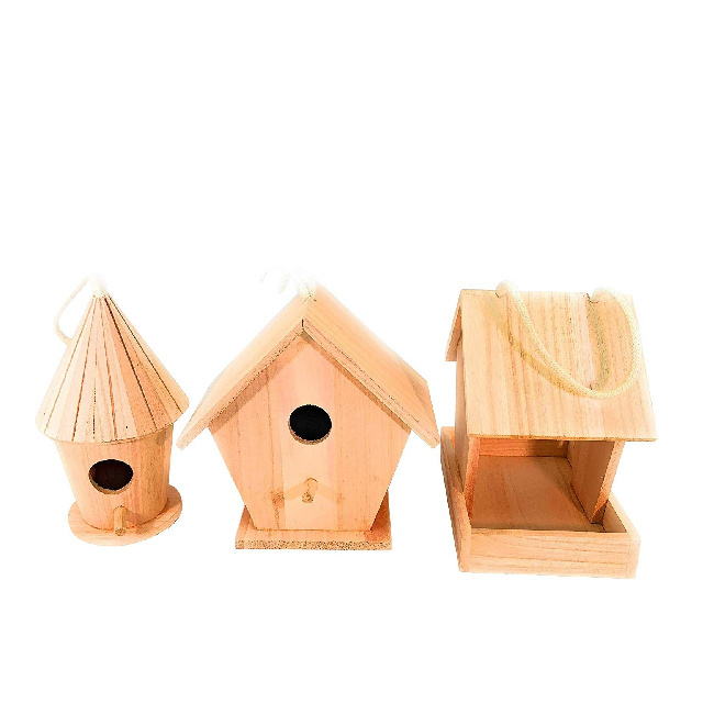 Genuine Garde Wooden Crafted Bird House with Customized Designed Available Trendy Style For Sale By Exporter