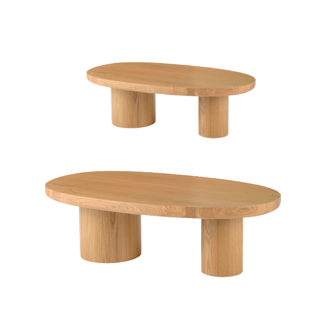 Private Label Customized Size & Shape Wooden Coffee Table Direct Factory Price Tea Side Table Furniture Wooden Table