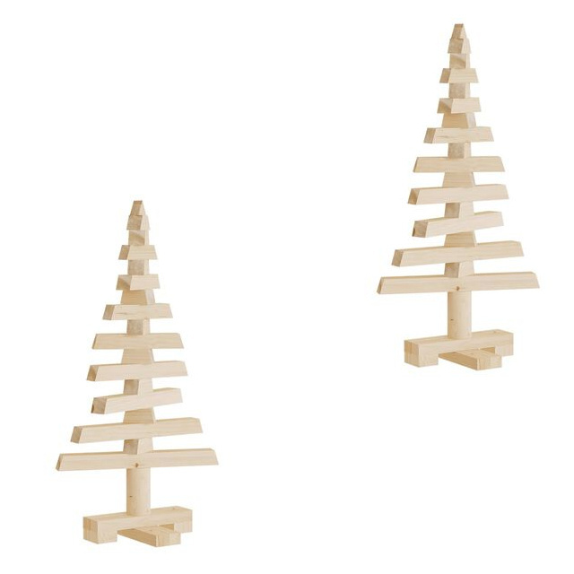 Wholesale Bulk Price  Table Top  Rustic Wood Christmas Tree Wooden Christmas Tree Craft Buy From Indian Supplier