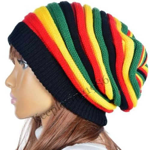 2020 hot selling hip hop fashionable Jamaican reggae rasta knit beanie hat